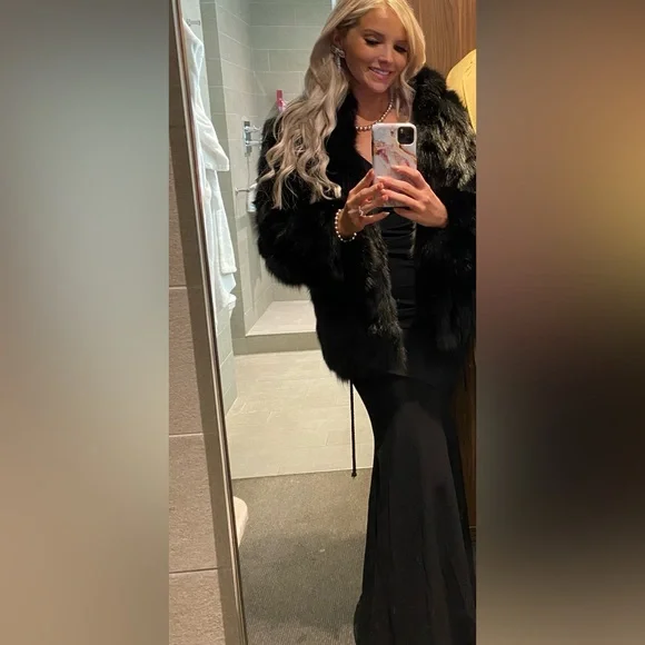 Black long Fashion Nova Dress - Picture 2 of 5